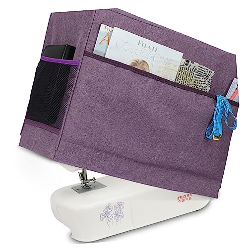 Housse de machine à coudre Oxford imperméable avec poches