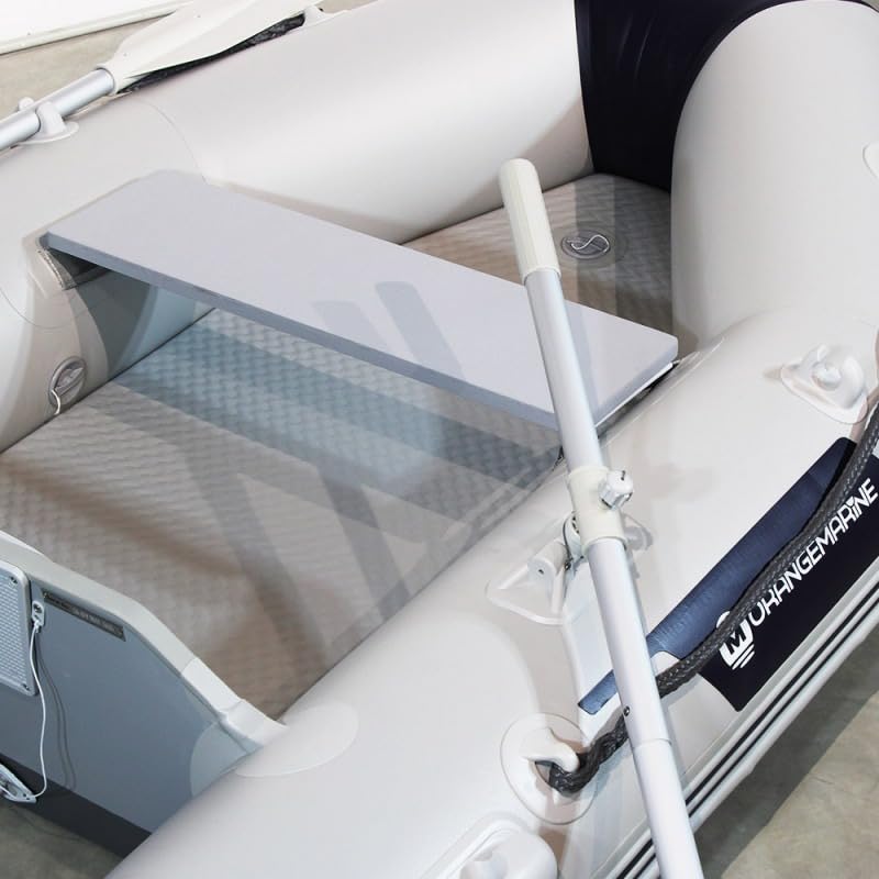 Orangemarine Annexe Gonflable AIR Bateau Tender à Plancher Gonflable – 1 à 4 Personnes – Charge 200 à 625 kg – Boudins PVC 850D Résistants – Aviron, Pompe & Sac Inclus - 7 Tailles