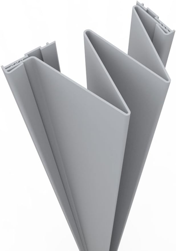 Finger Pinch Protector Guards for Inside Door Hinges | Push Side Safety Shield (84", Grey)