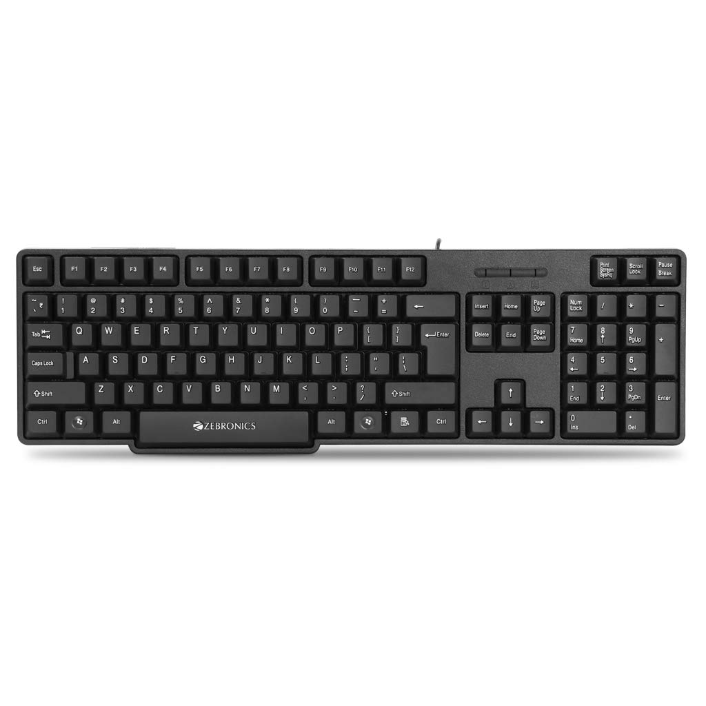 (Refurbished) Zebronics ZEB-K20 USB Keyboard with Rupee Key (B07XT95956) Amazon Price History, Amazon Price Tracker