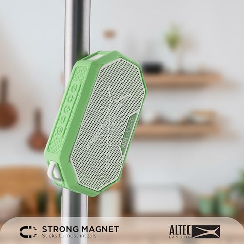 Image of Altec Lansing Portable Bluetooth Speaker HYDRAMINI 2.0, IP67 Waterproof, Portable Speaker, 12h Playtime, Wireless Pairing, USB-C Quick Charge, Magnetic Bluetooth, Voice Assistant Integration