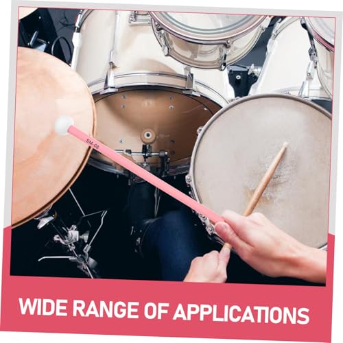 1 Par Baquetas Profesionales para Percusión con Cabezas de Fieltro miniatura 3