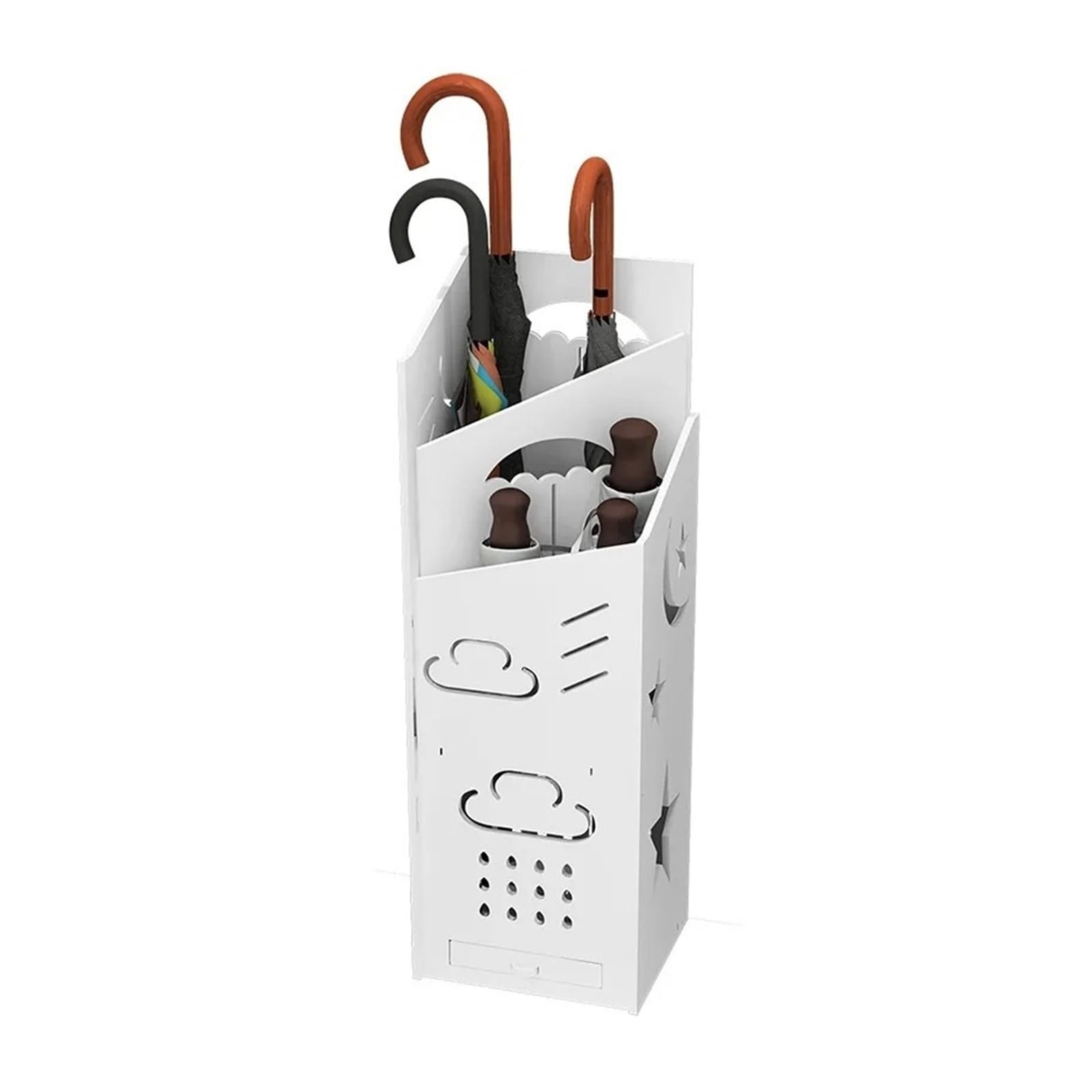 Support de rangement porte-parapluies sur pied pour boîte de rangement