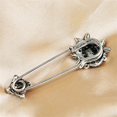 Broche fleur perle pour cardigan et pull vintage - 3