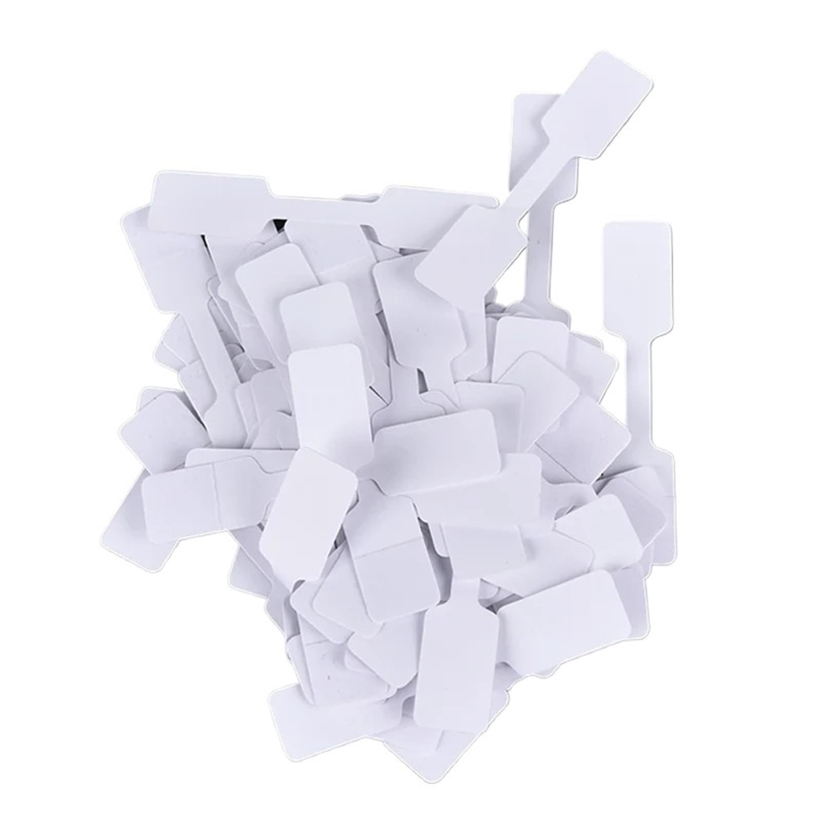 1000 etiquetas de precio blancas con cuerda para colgar, joyas, papelería, zapatos, tela