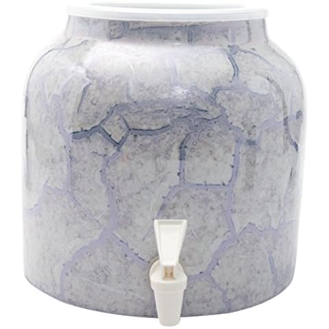 Bluewave Lifestyle Gray Bluewave Marble Purple Design Beverage Dispenser Crock Cover