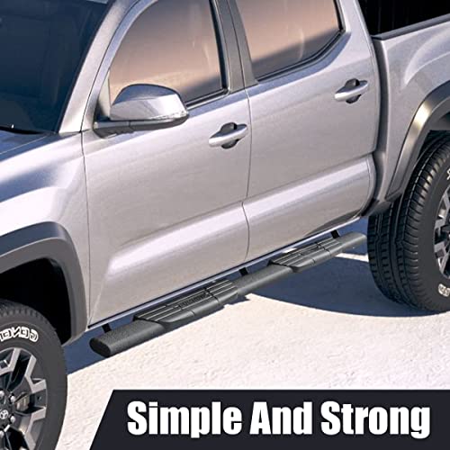 Comnova 4.5" Side Steps Running Boards Compatible For Vehicle 2018-2023 Jeep Weangler Jl 4 Door.truck Side Steps Oval Texturel Step Rails Nerf Bars (Heavy Texture). #TOP1