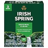 Irish Spring Deodorant Soap Bars Original, 3 Count