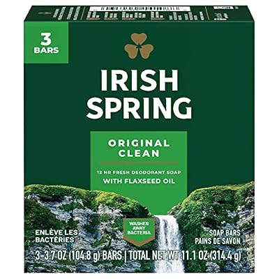 Irish Spring Deodorant Soap Bars Original ، 3 عد