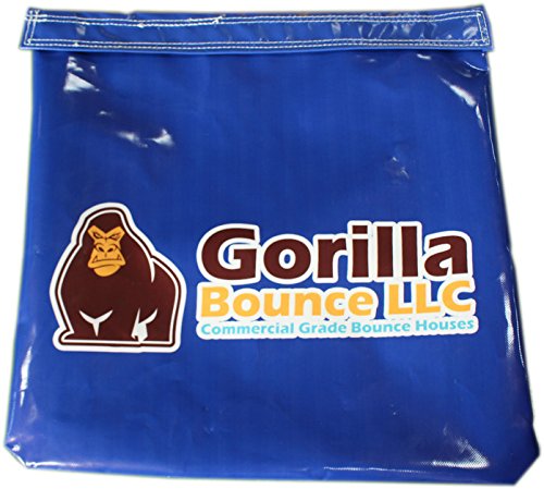 Vinyl Sand Bag, Support/Anchor for Inflatables, Bounce Houses and Tents (Blue, 6 Pack)