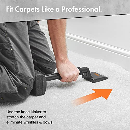 VonHaus Carpet Stretcher - Universal Fit with Comfortably Padded Kicker and Gripper - DIY Fitting Tools for Domestic and Professional Use - Carpet Knee Kicker Tool 2 VonHaus Carpet Stretcher - Universal Fit with Comfortably Padded Kicker and Gripper - DIY Fitting Tools for Domestic and Professional Use - Carpet Knee Kicker Tool - Image 2
