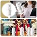 SENONAPO 30 Pcs Gift Box Sublimation Tumblers with Handle and Ribbon Gift Box 11 x 3.4 x 3.4 Inches Wine Bottle Cup Wrapping Packaging For Heat Press Blanks Bottle Clear (White)