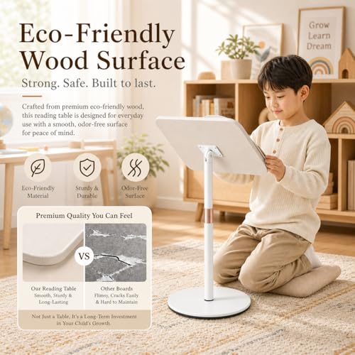 Image of Sunchhaya Book Stand for Reading, Writing, Painting II Book Reading Stand Adjustable Height-Angle with Extra Height, Music Stand, Note Stand [ YD-17 (68 CM) ]