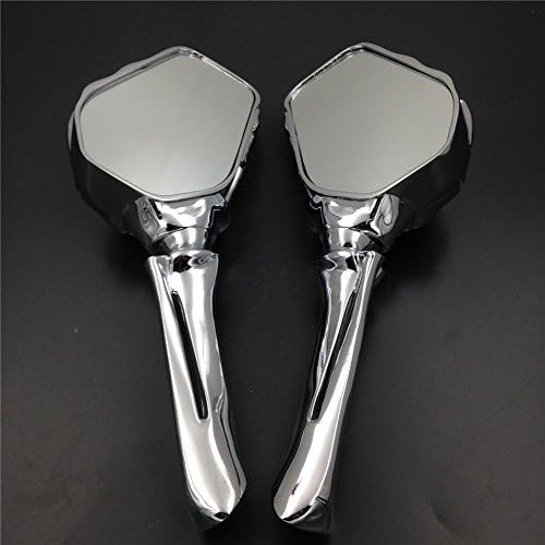 Miniatura 5 de SMT-Espejos de esqueleto de calavera cromados compatibles con Suzuki Gsxr 600 750 1000 Hayabusa Cruiser [B075VMJNLK]