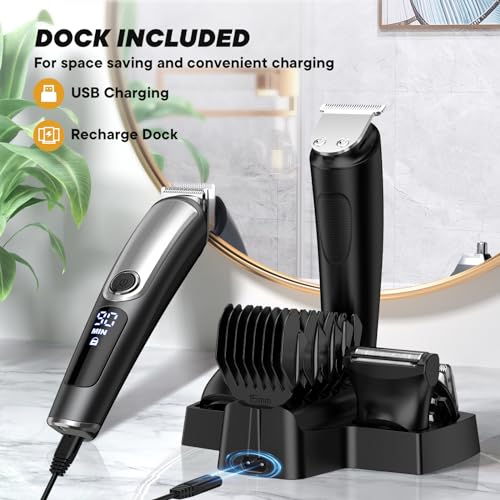 Yiriso RFC-5816 Beard Trimmer For Men, Electric Razor Shavers For Men Face, Cordless Rechargeable Waterproof Mens Grooming Kit, Mustache Nose Body Hair Trimmer Clipper thumb #6