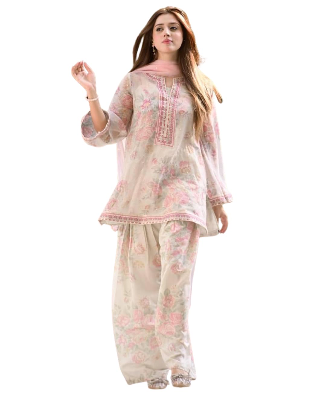 Pure Chiffon Georgette Digital Print Kurti Set | Designer Women’s Kurta with Pant & Dupatta | Lightweight & Comfortable Outfit Pure Chiffon Georgette Digital Print Kurti Set | Designer Women’s Kurta with Pant & Dupatta | Lightweight & Comfortable Outfit