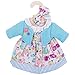 Bigjigs Toys Cardigan Turchese e Abitino Abbinato (per Bambole di 34 cm)