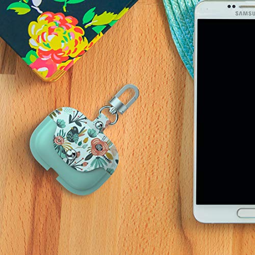 Wenew Leather Case For Airpods Pro 2019, Glitter Sequin Sparkle Crystal Cute Pu Protection Case Shockproof Drop Proof Protector Pouch Skin Metal Clasp Keychain (Green) #TOP5