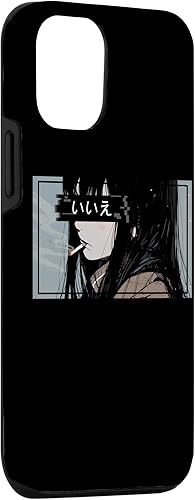 Miniatura 3 de iPhone 13 Chica triste fumar cigarrillo vanguardista gótico grunge estuche estético