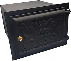 Forno Grande Fogão A Lenha Ferro Fundido Caixote Aço 2.2mm