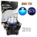 Partsam T10 PC194 LED Light Bulb 168 LED Bulbs Bright Instrument Panel Gauge Cluster Dashboard LED Light Bulbs with 13mm Twist Lock Base Sockets Speedometer Lamp 10Pack-Blue