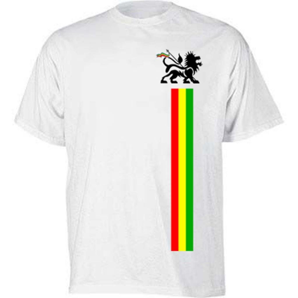 Lion of Judah Reggae T-Shirt (XXXL) White