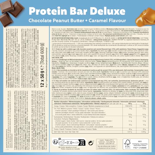 Premier Protein - Protein Bar Deluxe 40% - Chocolate Peanut Butter - 12x50g