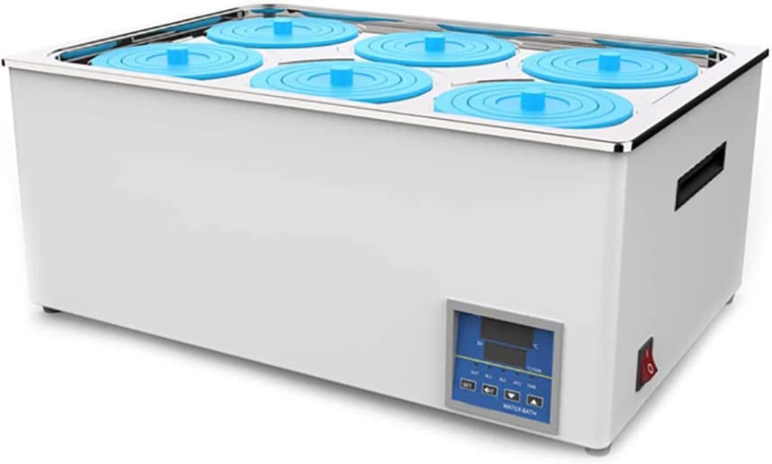Cyfrowa termostatyczna laboratoryjna łaźnia wodna, 6-otworowa elektryczna kąpiel wodna 1200 W z funkcją pomiaru czasu, do laboratoryjnych materiałów medycznych i chemicznych
