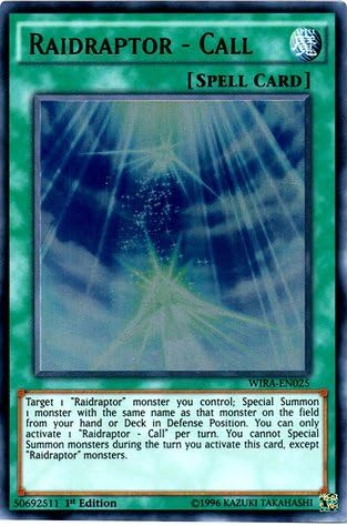 Miniatura 1 de Yu-Gi-Oh! - Raidraptor - Call - WIRA-EN025 - Ultra Rare - 1ª Edición (WIRA-EN025) - Wing Raiders - 1ª Edición - Ultra Raro