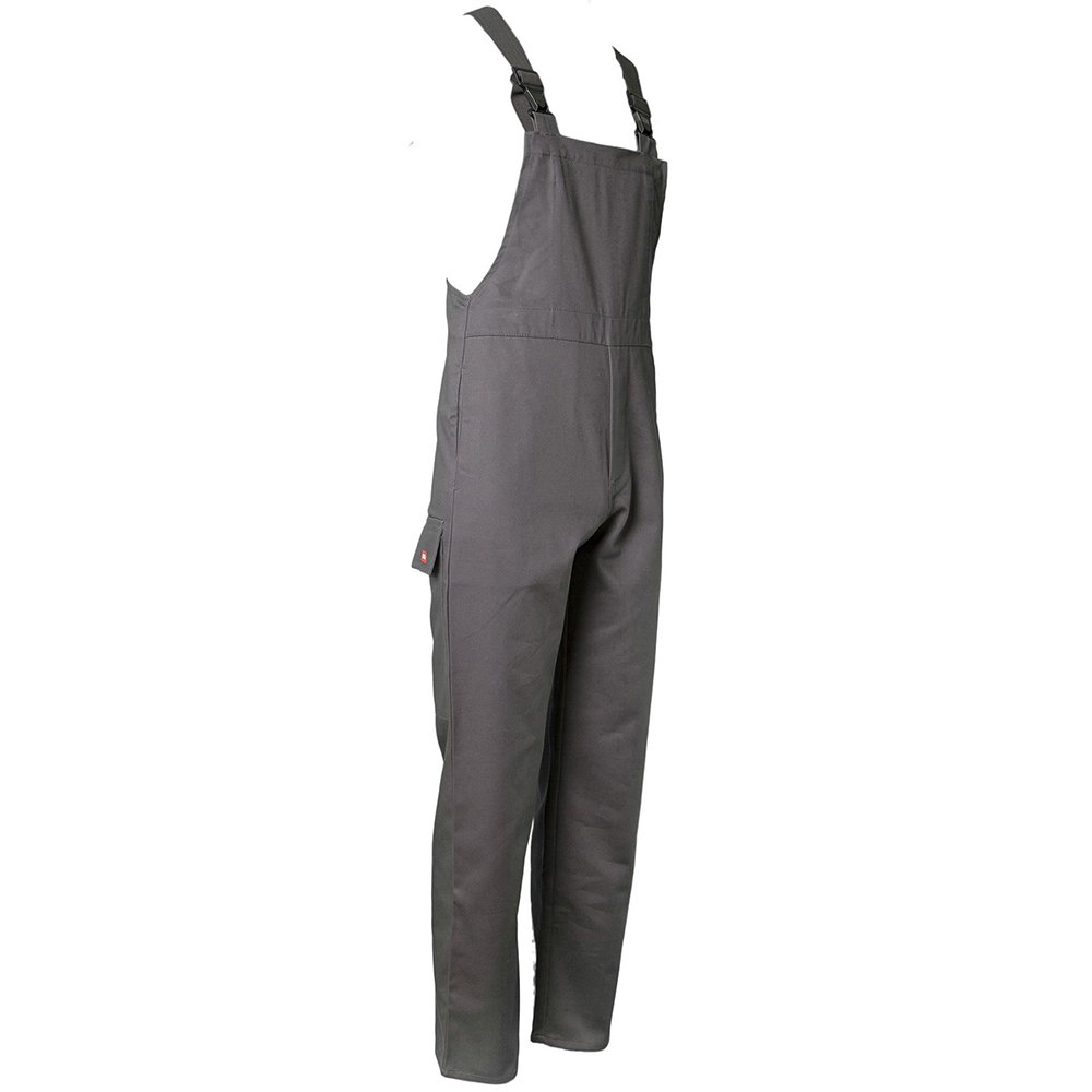 Planam 1711048 - Peto "protección contra el calor/soldador", 360 g/m², tamaño 48, gris