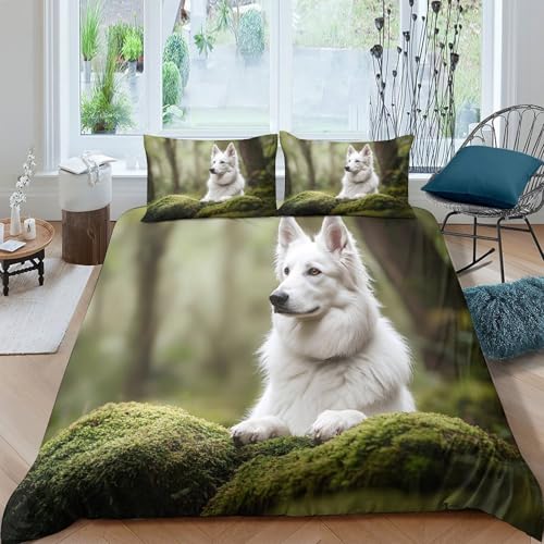 Housse de couette vague japonaise 3D 200x200cm pour lit double - 4