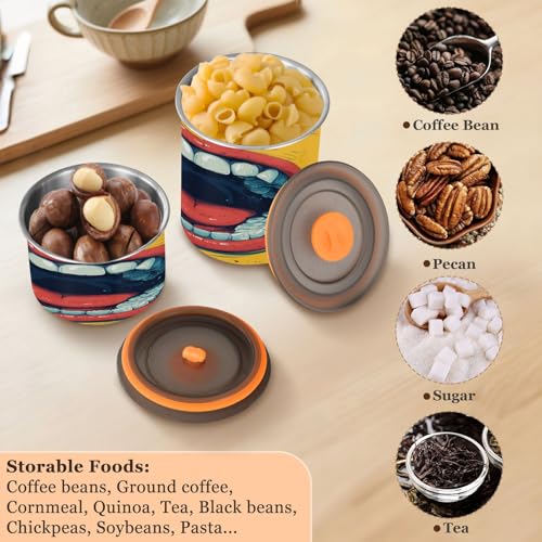 Envase para café hermético de acero inoxidable 500 ml miniatura 5