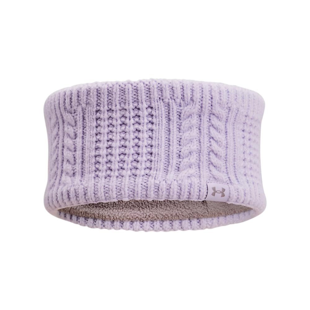 Under ArmourWomen's Halftime Headband, (535) Salt Purple/Salt Purple/Tetra Gray, One Size Fits Most