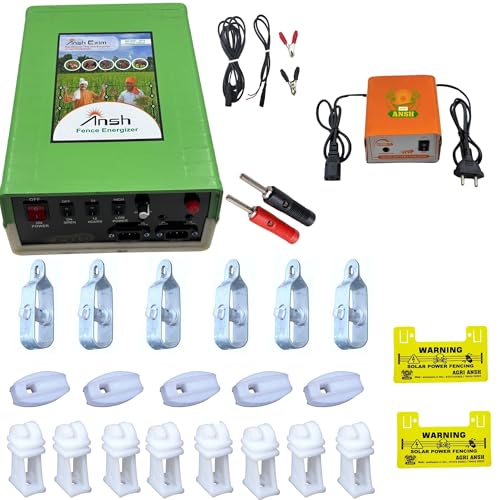 15KV Jhatka Machine Full Kit Solar Zatka for 150 Bigha (60 Acres)...