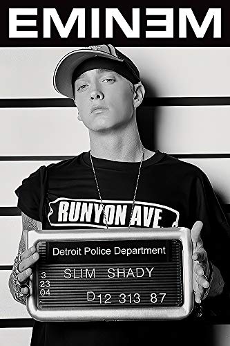 Eminem - Music/Personality Poster (Mugshot) (Size 24' x 36')