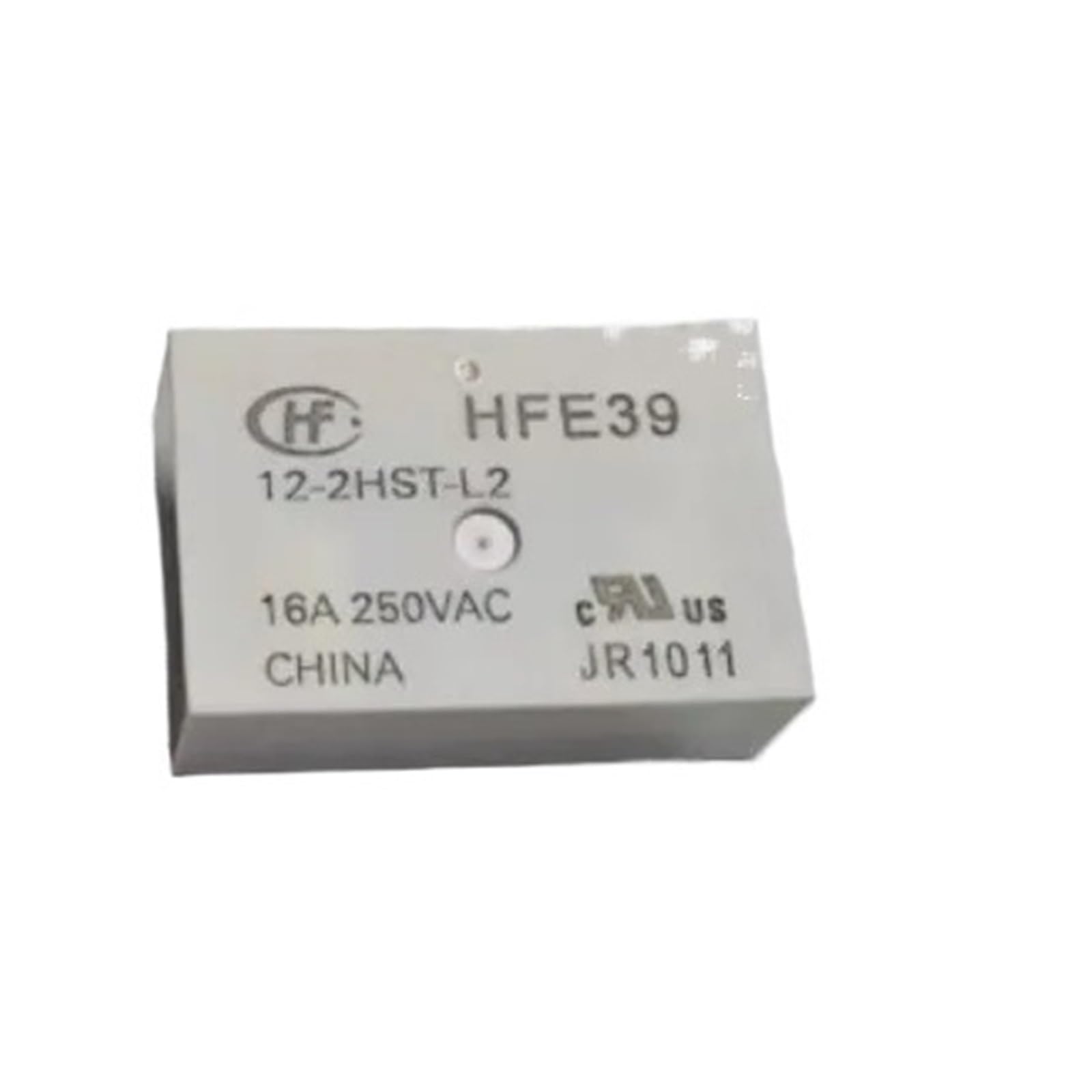 1 relé HFE39 12-2HST-L2 de 12 V CC, doble bobina, 16 A, 12 V