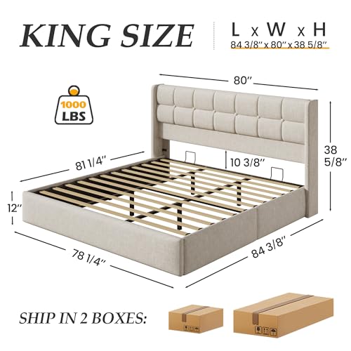 La mejor comparación de Base de Cama King Size Con Cajones de esta semana. 8 Imagen adicional