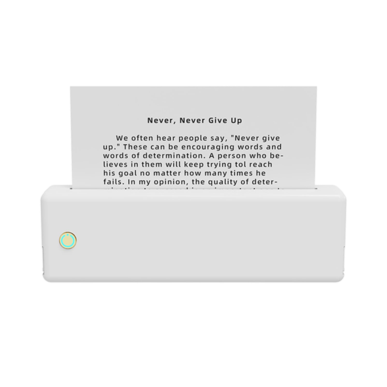 Domary Imprimante Thermique A4 Portable pour Les Voyages avec