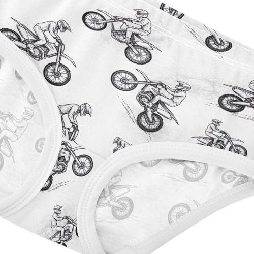 Joisal Animals Toddler Underwear Floral 2t Cotton Girl Panties Cute Cool Motocross Bikers Black Briefs Underpants4