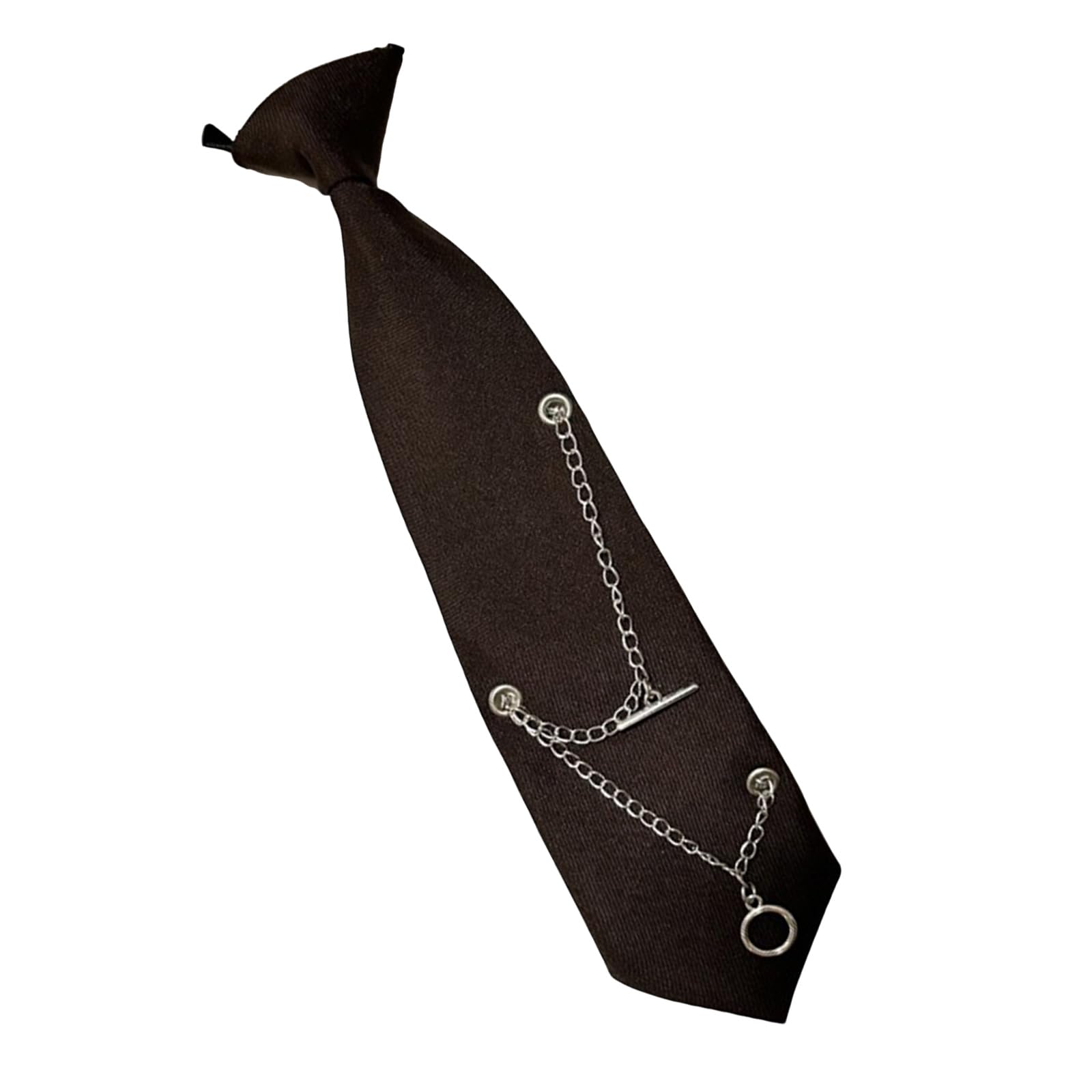 Amazon.com: FeiYeup Japanese Punk Necktie Metal Chain Neck Tie