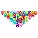 100 Pcs 6-Sided Games Dice Set, Translucent Colors Dices 14 mm Round Corner Dice for Playing Games, Acrylic Bulk Dice for Board Games, Dice Games, Party Favors Gifts