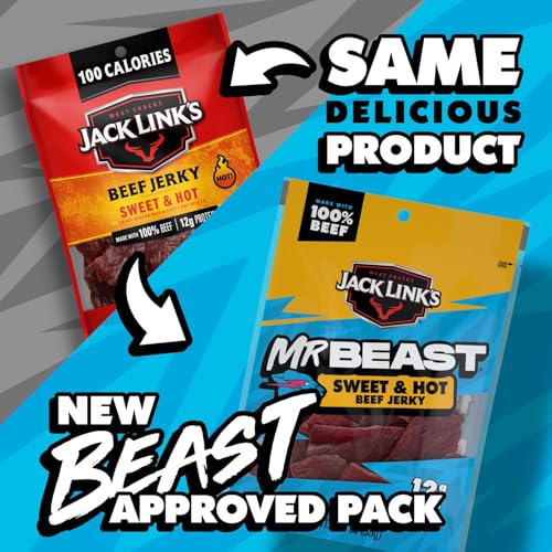 Jack Link's MrBeast Sweet & Hot Beef Jerky - (10 Pack) 1.25 oz - image 3