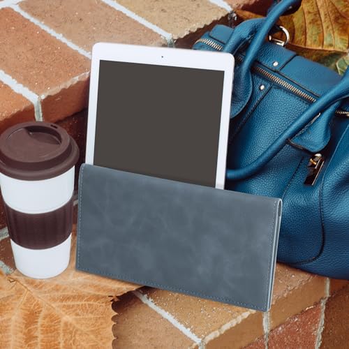 Image of CoBak Checkbook Cover for Women & Men - PU Leather Case with RFID Blocking | Classic Design Check Book Holder for Personal and Business