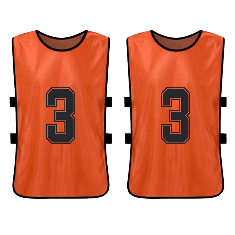 Gilet, 12 PCS Adultes Football Pinnies Maillots De L'équipe De Football À Séchage Rapide Jeunes Sports Scrimmage Formation De L'équipe De Football Dossards Numérotés Pratique Gilet De Sport