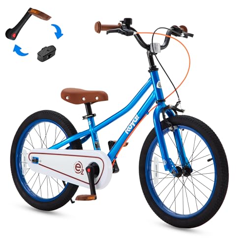 Image of RoyalBaby Kids Bike, Terra EZ Balance to Pedal Convertable Bicycle, 14 16 18 Inch Easy Learn Balancing to Biking Boys Girls Ages 3-9 Years Beginners