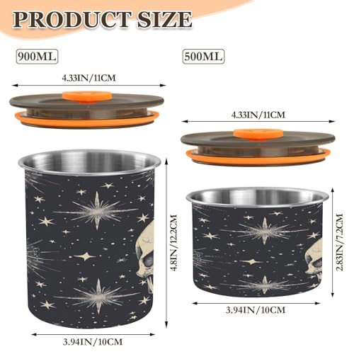Contenedor al Vacío para Café Qilmy 30oz Acero Inoxidable miniatura 3