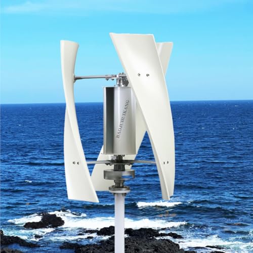 Kit de generador de turbina eólica Horizontal con Controlador de Carga Generador de turbinas Verticales Energía, Turbina eólica de Eje Vertical de 24 V 15000 W - Kit de generador de Viento p