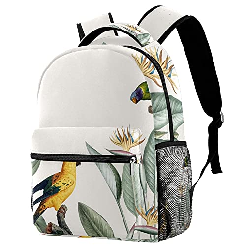 Sac à dos de voyage campus vert et jaune pour étudiant et loisirs