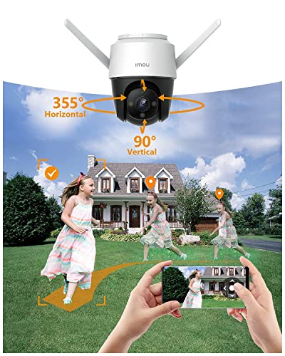 Indoor Camera 1080P And Outdoor Camera 4Mp Kit For Home Security, Plug-In Wifi Camera (2.4G Only) Surveillance Camera With Night Vision, 2-Way Talk, 360 Degree View, Optional Storage, Data Protection #TOP5
