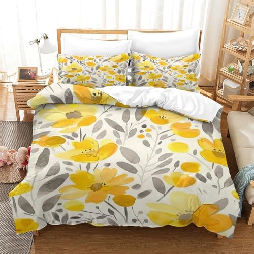 Housse de couette loup 260x220 fermeture éclair facile à enfiler - 3